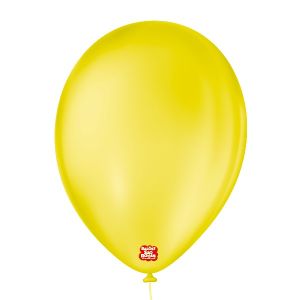 BALAO 9 REDONDO AMARELO CITRINO C/50