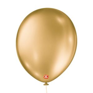 BALAO 11 METALLIC BALLON DOURADO C/25