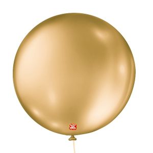 BALAO 5 METALLIC BALLON DOURADO C/25