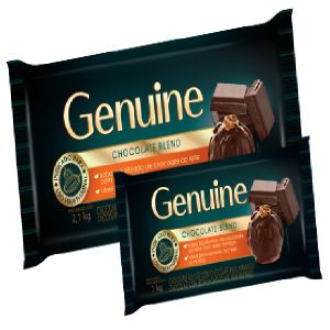 CHOCOLATE EM BARRA GENUINE BLEND - 1.05KG